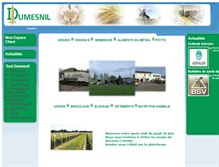 Tablet Screenshot of dumesnil-agricole-76.com